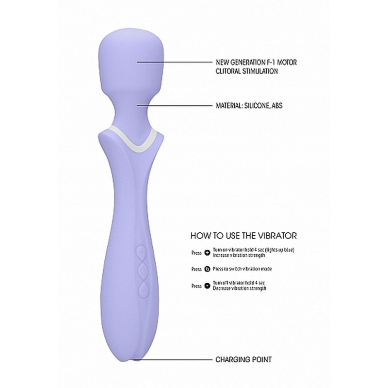 Loveline - Massage Wand - Jiggle - Purple